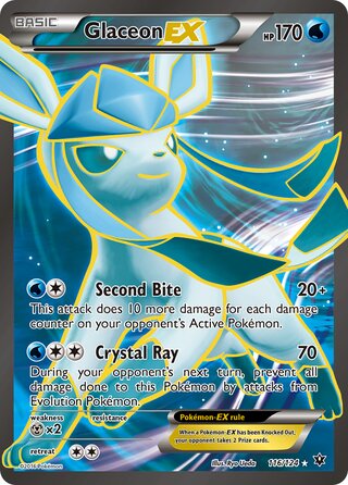 Glaceon-EX 116/124 - Fates Collide