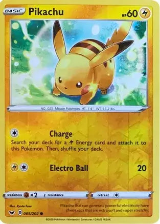 Pikachu Cosmos Reverse Holo 65 - Miscellaneous Promos