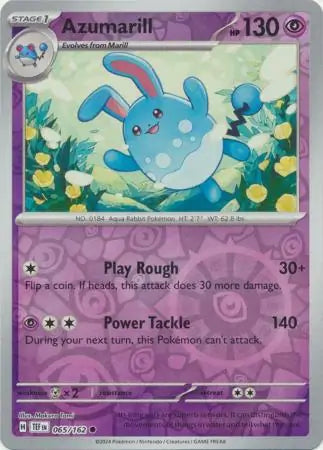 Azumarill 065/162 - Temporal Forces