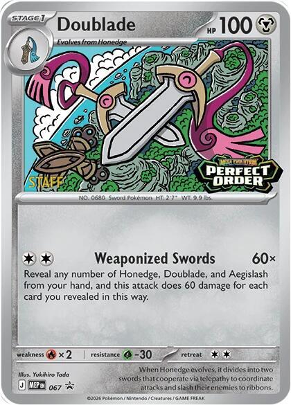 Doublade Staff 67 - Mega Evolution Promos