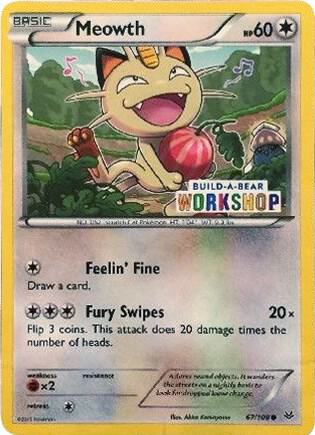 Meowth Build Workshop Exclusive 67 - Miscellaneous Promos