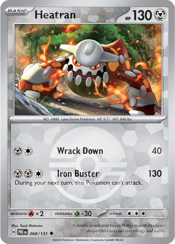 Heatran 068/131 - Prismatic Evolutions