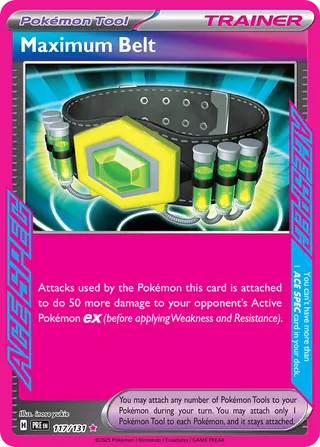 Maximum Belt 117/131 - Prismatic Evolutions
