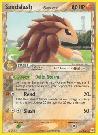 Sandslash 27/113 - Delta Species