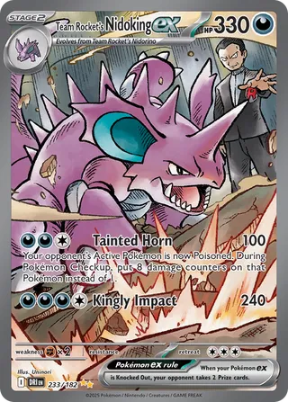 Team Rocket's Nidoking ex 233/182 - Destined Rivals