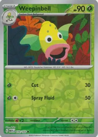 Weepinbell 070/165 - Scarlet & Violet 151