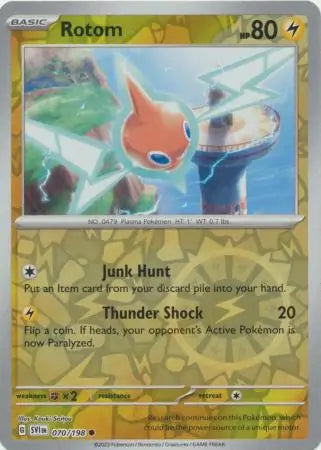 Rotom 070/198 - Scarlet & Violet Base