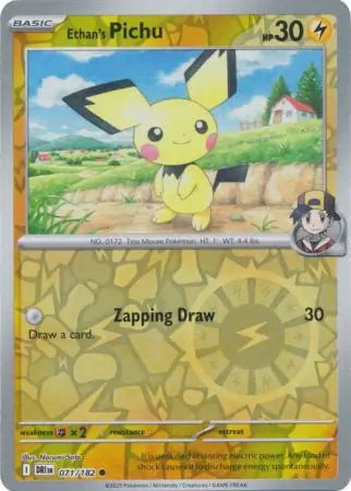 Ethan's Pichu 071/182 - Destined Rivals