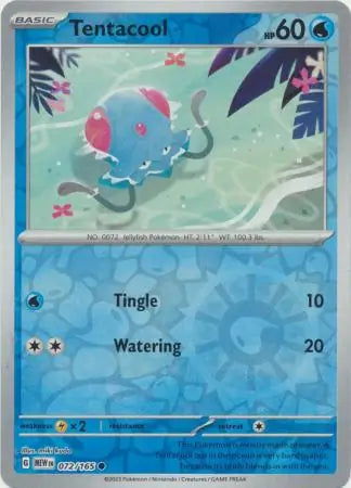 Tentacool 072/165 - Scarlet & Violet 151