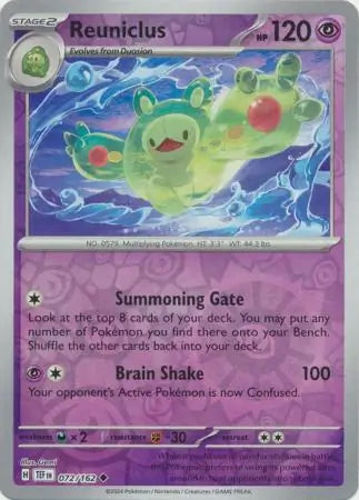 Reuniclus 072/162 - Temporal Forces