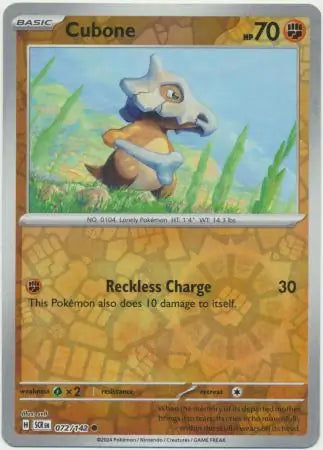 Cubone 072/142 - Stellar Crown