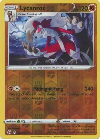 Lycanroc 074/159 - Crown Zenith