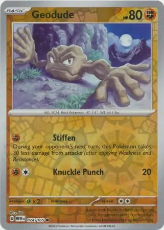 Geodude 074/165 - Scarlet & Violet 151