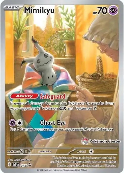 Mimikyu Pokemon Center 75 - Scarlet & Violet Promos