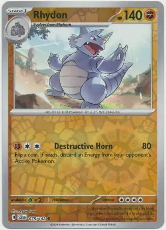 Rhydon 075/142 - Stellar Crown