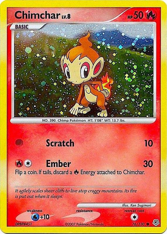 Chimchar Cosmos Holo 76 - Miscellaneous Promos