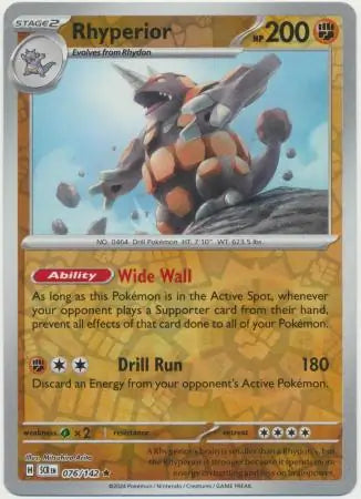Rhyperior 076/142 - Stellar Crown