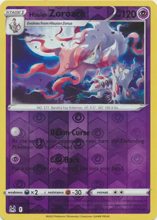 Hisuian Zoroark 076/196 - Lost Origin
