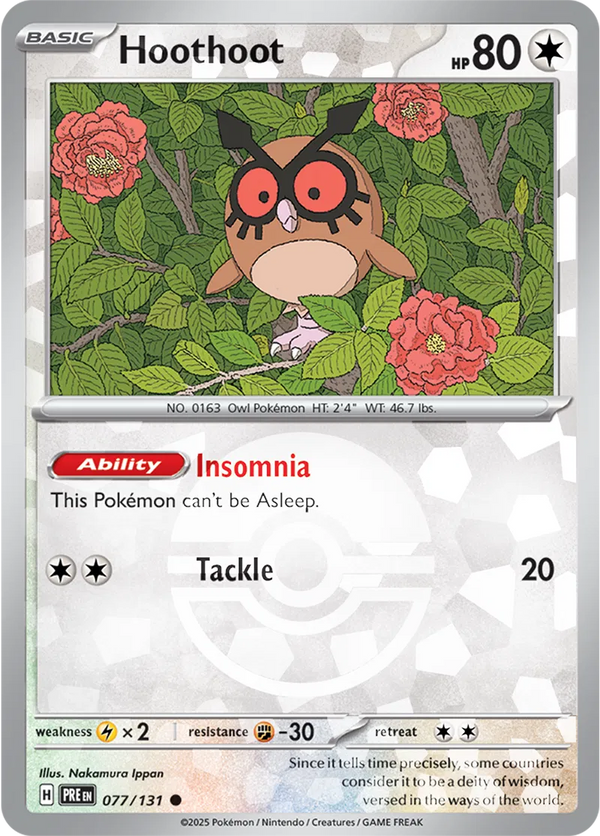 Hoothoot 077/131 - Prismatic Evolutions
