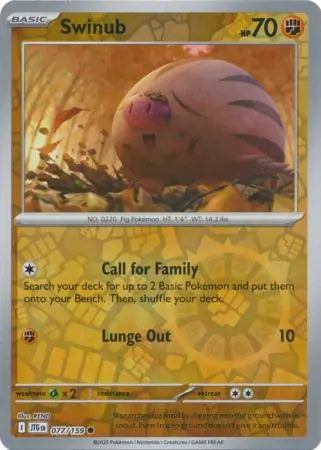 Swinub 077/159 - Journey Together