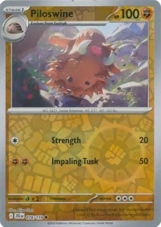 Piloswine 078/159 - Journey Together