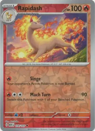 Rapidash 078/165 - Scarlet & Violet 151