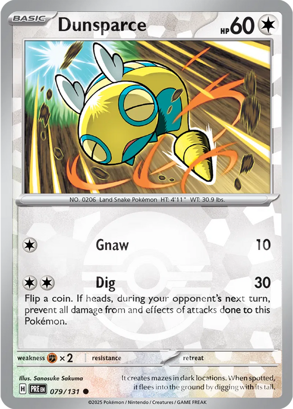 Dunsparce 079/131 - Prismatic Evolutions