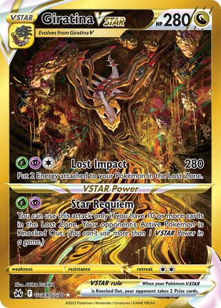 Giratina VSTAR GG69/GG70 - Crown Zenith