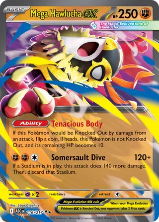 Mega Hawlucha ex 116/217 - Ascended Heroes