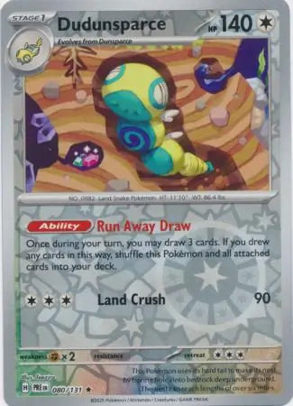 Dudunsparce 080/131 - Prismatic Evolutions