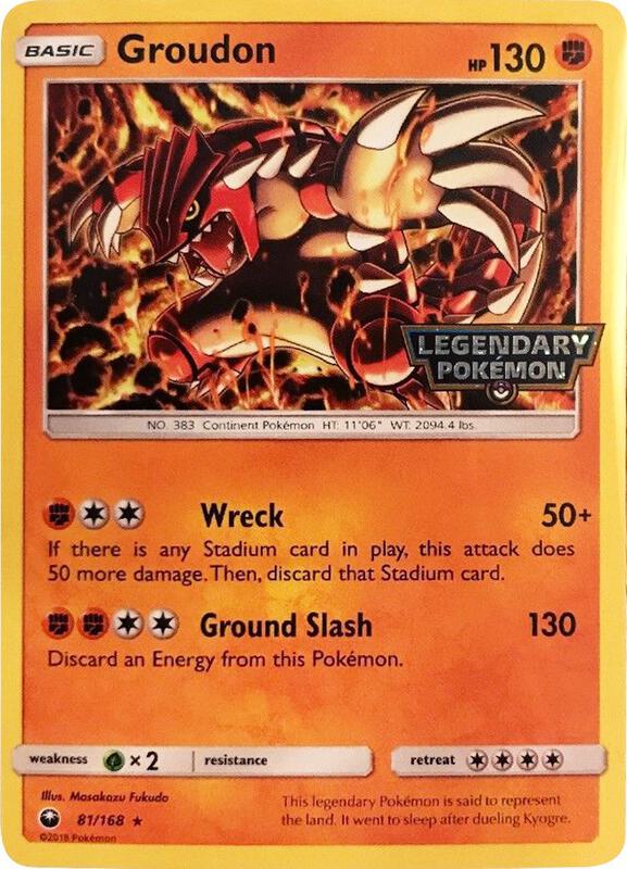 Groudon Cosmos Holo Gamestop Promo 81 - Miscellaneous Promos
