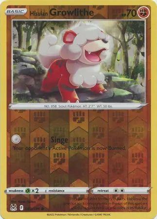Hisuian Growlithe 083/196 - Lost Origin