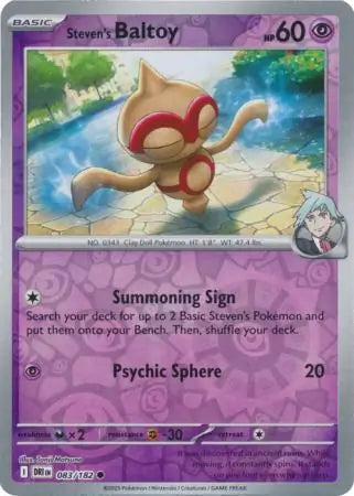 Steven's Baltoy 083/182 - Destined Rivals