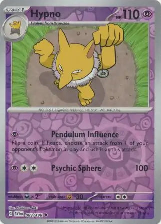 Hypno 083/198 - Scarlet & Violet Base