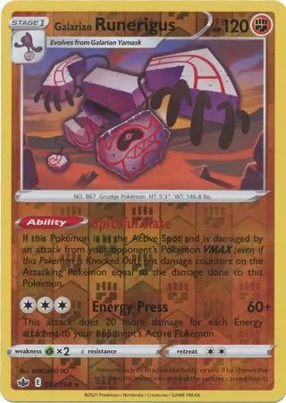 Galarian Runerigus 083/198 - Chilling Reign