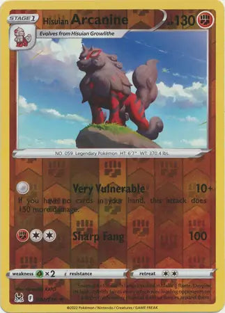 Hisuian Arcanine 084/196 - Lost Origin