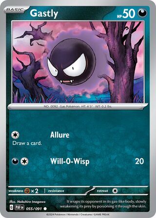 Gastly 055/091 - Paldean Fates