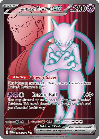 Team Rocket's Mewtwo ex 213/182 - Destined Rivals