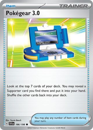Pokégear 3.0 186/198 - Scarlet & Violet Base