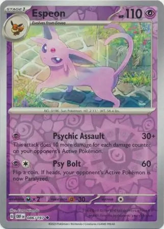 Espeon 086/197 - Obsidian Flames