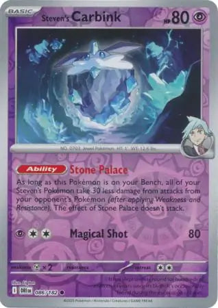 Steven's Carbink 086/182 - Destined Rivals