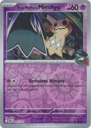 Team Rocket's Mimikyu 087/182 - Destined Rivals