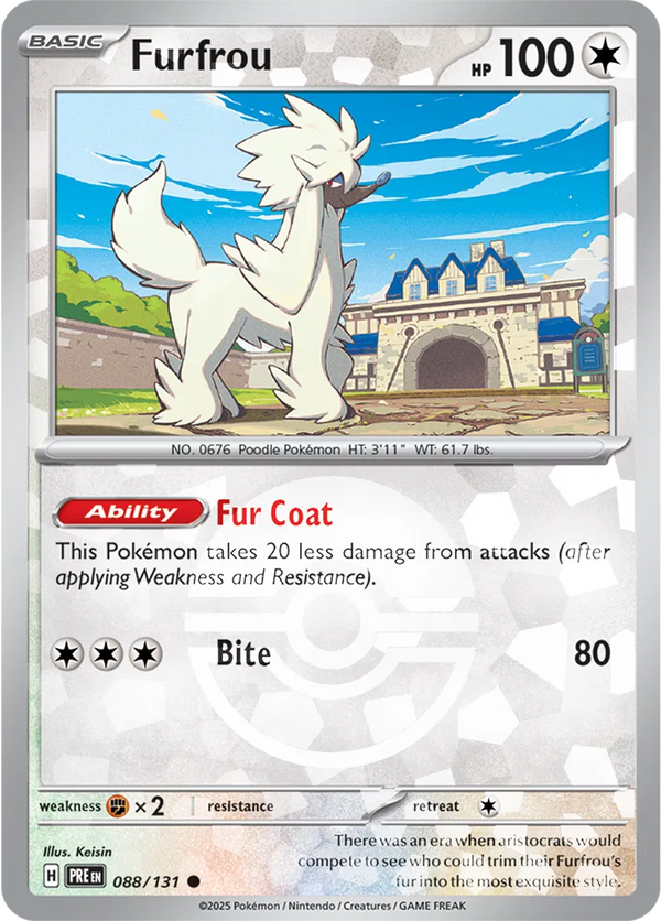 Furfrou 088/131 - Prismatic Evolutions