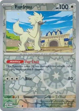 Furfrou 088/131 - Prismatic Evolutions