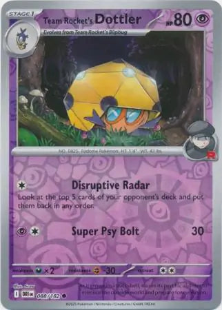 Team Rocket's Dottler 088/182 - Destined Rivals