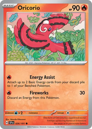 Oricorio 026/191 - Surging Sparks