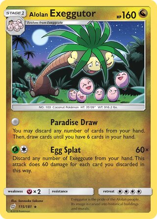 Alolan Exeggutor 115/181 - Team Up