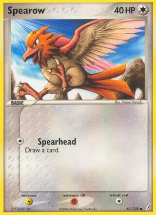 Spearow 61/100 - Crystal Guardians