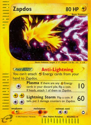 Zapdos H32/H32 - Aquapolis