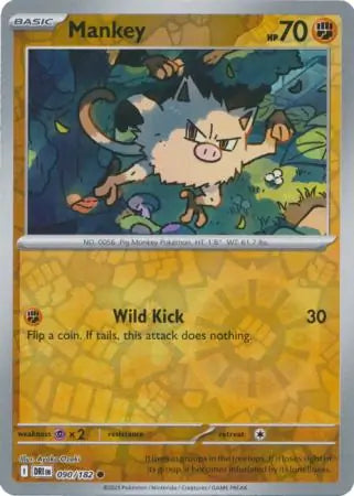 Mankey 090/182 - Destined Rivals